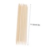 Baluue Nail Art Cuticle Pusher Remover 200pcs Wood Nail Sticks