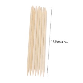 Baluue Nail Art Cuticle Pusher Remover 200pcs Wood Nail Sticks Manicure Accessory