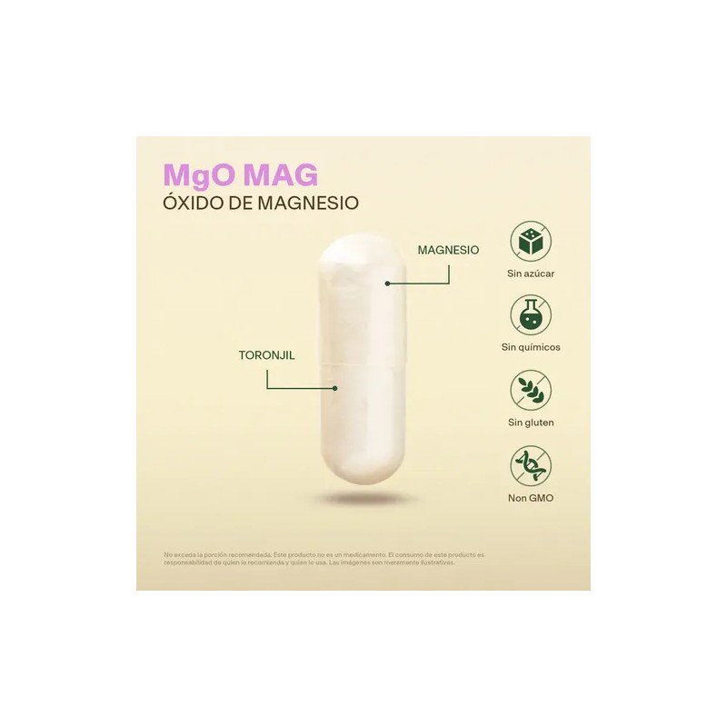 Vitalbotanics Magnesio Oxido 200 Capsulas