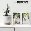 ORIVAN 2 Pack 5x7 Double Picture Frames Hinged Folding Photo