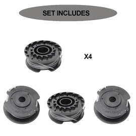 Trimmer Line Spools, 4 Pieces Trimmer Replacement Spool Compatible with Bosch Easygrasscut 18 23 26 Art 23/26 SL Grass Trimmer F016800569 F016800385