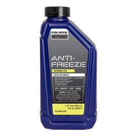 Polaris 50/50 Premix Extended Life Antifreeze Coolant – 1 Quart – OEM Part #2880514 – Freeze Protection to -34°F – Snowmobile & Off-Road UTV Cooling System Fluid