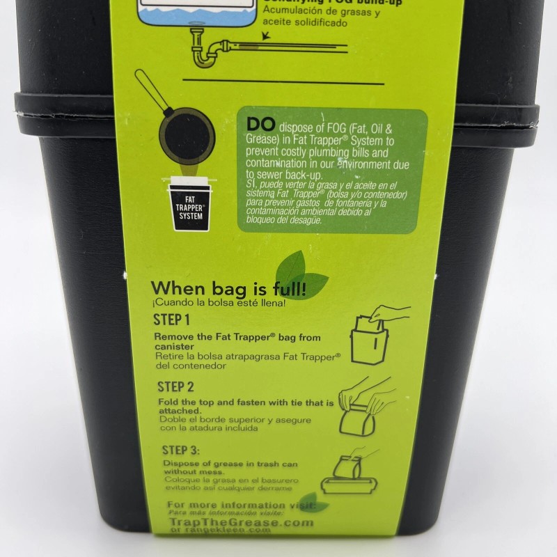 Range Kleen Fat Trapper Starter Kit with 2 Bags