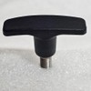 Wing T- Knob, 5/16-18 Thread-Head Diameter 2" - Male-Heavy Duty-Black