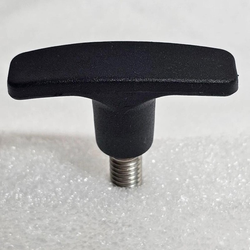 Wing T- Knob, 5/16-18 Thread-Head Diameter 2" - Male-Heavy Duty-Black