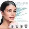 DIY Eyelash Extension, 3D Effect Individual Glue Bonded Lash Clusters