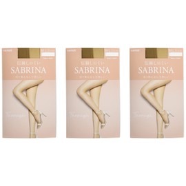 Gunze SB515 Women's Stockings, Sabrina, 3-Pair Set, Thru, Beautiful, No Switching, Difficult to Run, suntan brown, L–LL