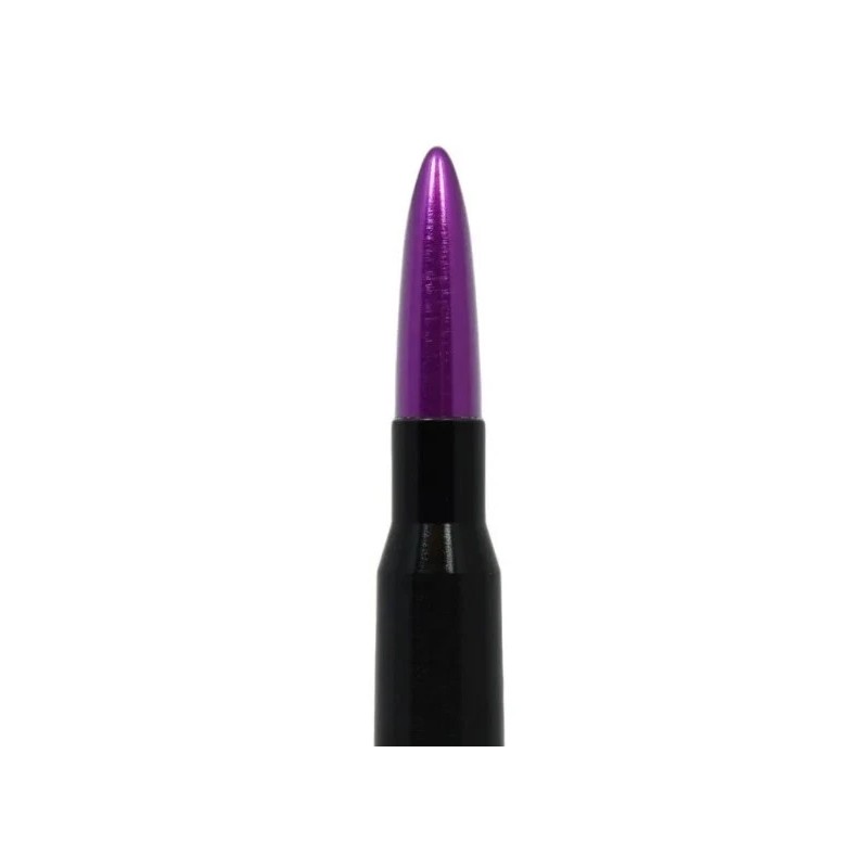 VMS Purple Tip Black Bullet Antenna Anti Theft for Silverado