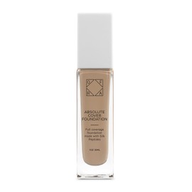 Absolute Cover Foundation #5 | Liquid Medium Coverage Foundation with Natural FInish | Oil-Free Face Makeup | Medium Shade with Cool Undertone | 1oz/30ml