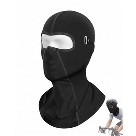 UEAVOID Sottocasco Moto Estivo 1 Pezzo, Balaclava Passamontagna in Seta di Ghiaccio Traspirante Anti-UV, per Casco Bici Ciclismo Moto Corsa, Uomo Donna