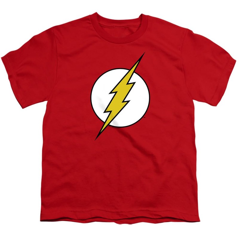 Popfunk The Flash Lightning Bolt Logo Kids T-Shirt for Youth