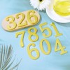 1Pcs 3Inch Metal Mailbox Numbers Solid Zinc Alloy House Numbers