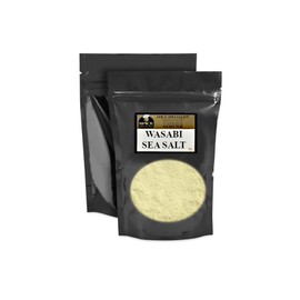 Wasabi Sea Salt - FINE -10 oz. Bag - (Various Flavors and Small & Bulk options available) - Flavored Salts