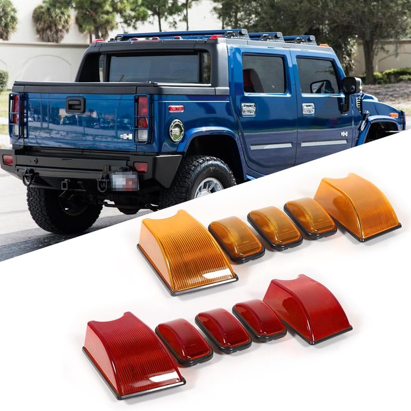 GTINTHEBOX Front Rear Cab Roof light Housing Kit Compatible with
