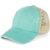 styleBREAKER 04023085 Women's Baseball Cap in Washed Used Look with