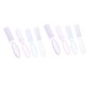 Healeved Nail Art Brush Set 8pcs Nail Scrub Brush for