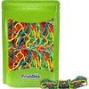 Fruidles Rainbow Licorice Laces, Rope String Licorice Candy Gummies, Soft,