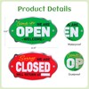 PETCEE Close Open Sign for Business - 11.8"x6.6" Closed Open