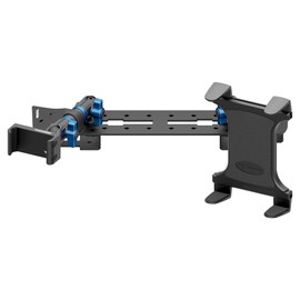 Tackform TRAXX Fast Track Dash Mount - Phone & Tablet Holders - Compatible with ‘21-‘25 Ford F-150 (See Trim Compatibility List to Ensure Fitment) | No Drilling Required | Aluminum Tube Arms | Blue