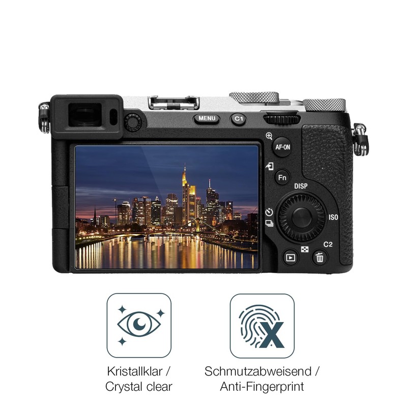 dipos I 4x Clear Screen Protectors for Sony Alpha 7C