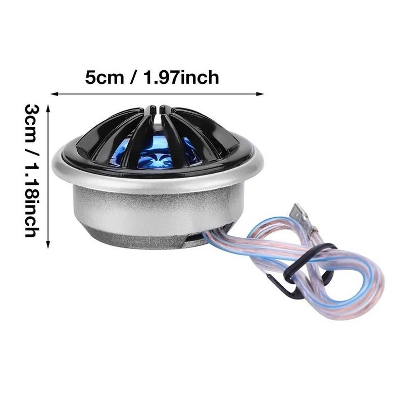 EBTOOLS Car Tweeter Speaker, Car Speaker, 1 Pair of Car