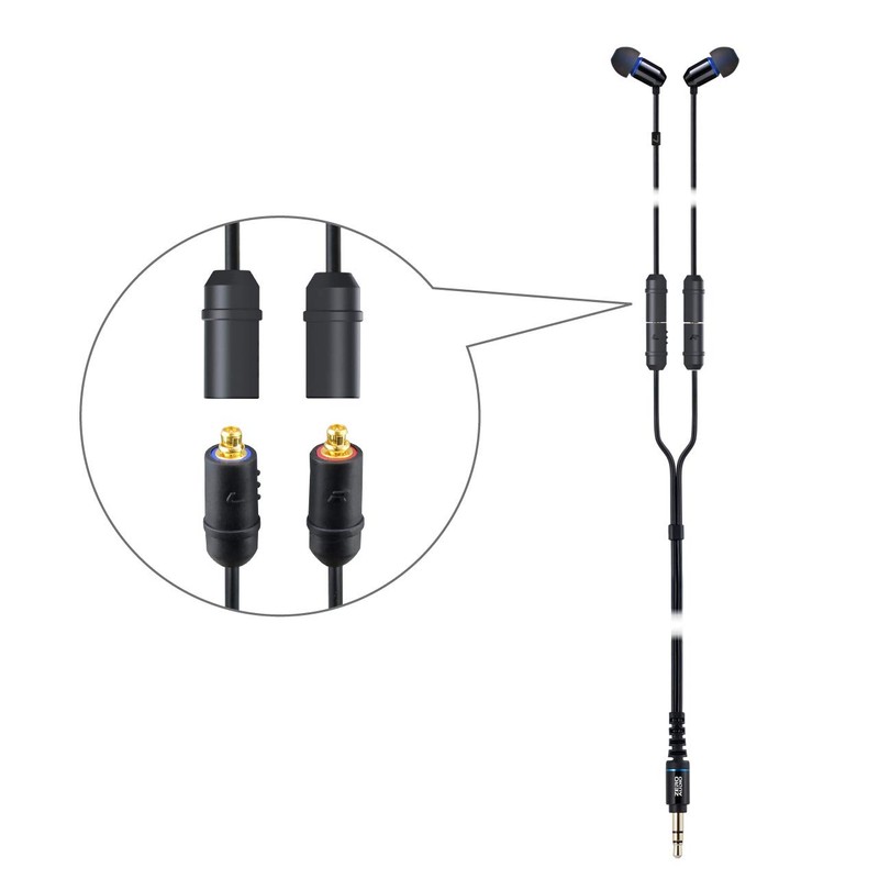 ZERO AUDIO M-DX200-ZT High Resolution Compatible In-Ear Earbuds ZIRCO TENORE