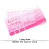 HRH Ombre Pink Silicone Keyboard Skin Cover for iMac Wired