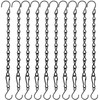 YINGFENG 10 Pack 9.5 Inch Black Hanging Chains, Garden Plant