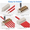 Linkstyle 6PCS 6 AWG Wire Connector Nut Kit, 80A 14-6