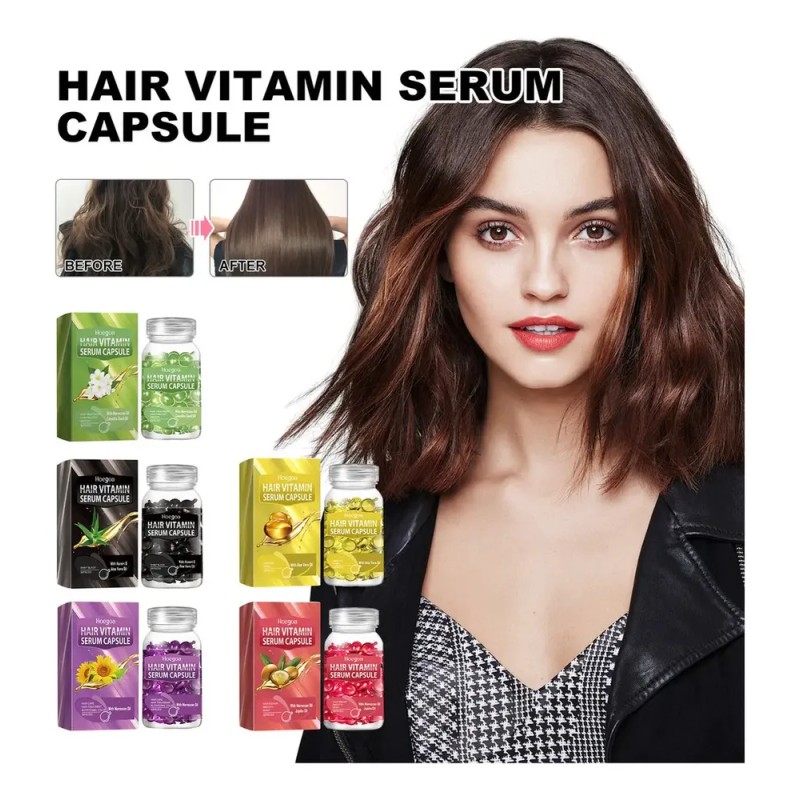 3 × Cápsulas Vitamina Sevich Smooth Silky Hair Quer Complex