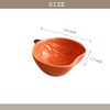 FYUEROPA Ceramic Pumpkin Ramekins Set, Small Bowls for Baking Souffle,