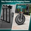 6 Inch Heavy Duty Gate Wheel, 650 lb Capacity, Fits