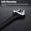 WORKPRO 6" Adjustable Wrench Black Oxide Wrench Inch/Metric Scale Cr-V