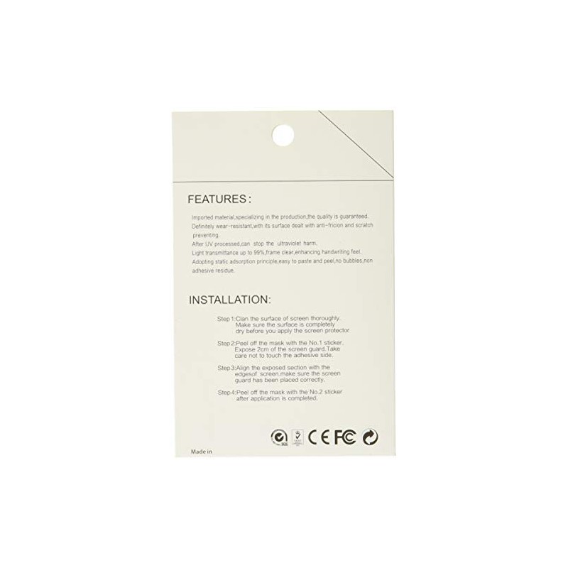 Washodo Panasonic DMC-GX8 Digital Camera LCD Protective Film Sticker "503-0029R"