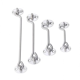 Stainless Steel 20cm Aori Ring Hasp & Bolt Door Latch Door Latch 3ea