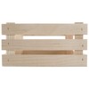 Small Rectangular Wooden Display Crate | 23.5 x 12 x