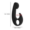 Be In Your Mind 10PCS Black Plastic Hook PVC Car