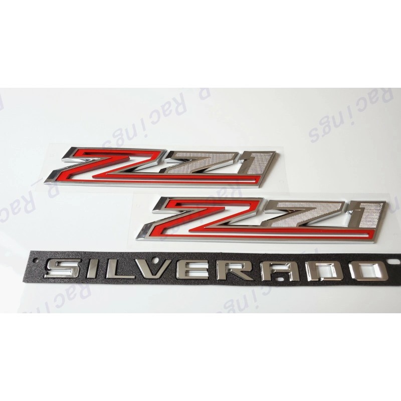 GM Auto Chrome Fender Z71 Rear Tailgate Silverado RST Emblems