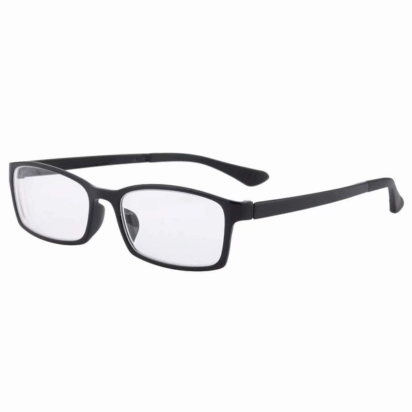 1PRS - Gafas ligeras de miopía corta y ligera **Estos no son lentes de lectura**, Negro, -1.25