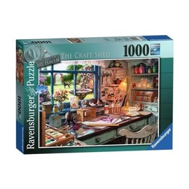 Ravensburger My Haven No 1. The Craft Shed 1000 Piece Jigsaw Puzzles for Adults and Kids Age 12 Years Up