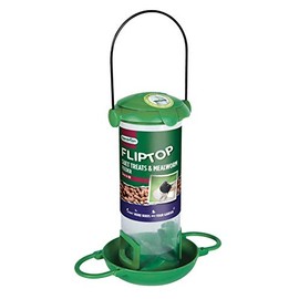 Gardman A04298 Flip Top Suet Treat and Mealworm Bird Feeder, Natural, 20.0 cm*10.0 cm*17.0 cm