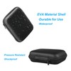 PATIKIL 160x130mm Electronic Notebook Case EVA Hard Waterproof Rectangle Travel