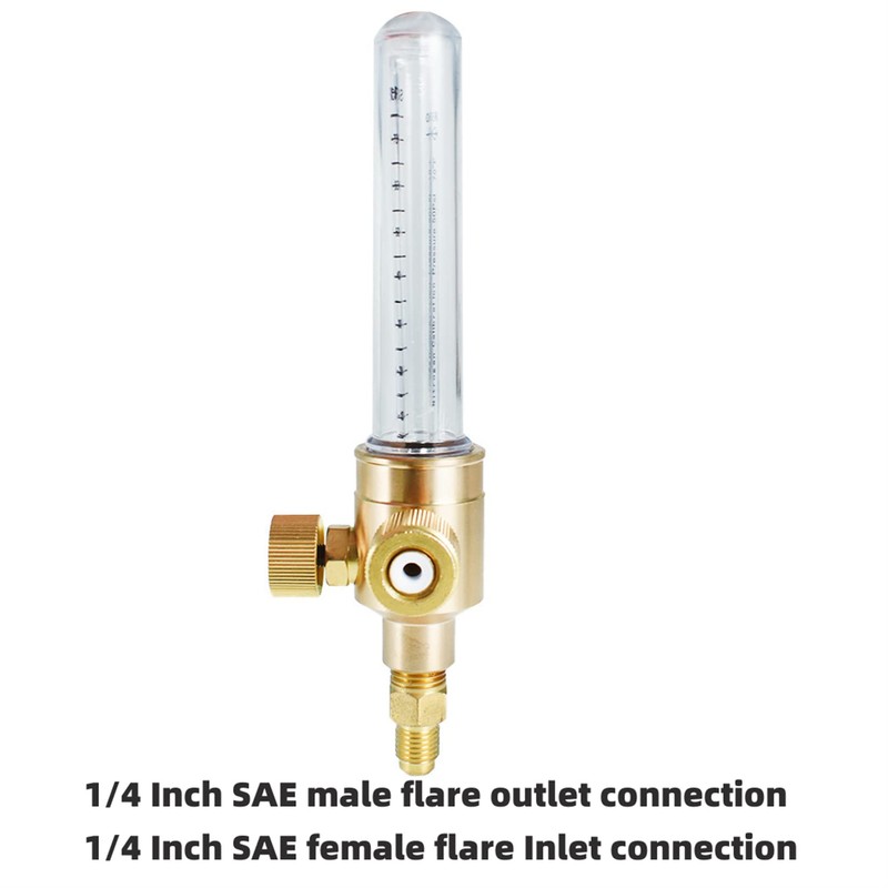 1/4" SAE Flare Inlet and Outlet 50PSI 0-75CFH Nitrogen Flow
