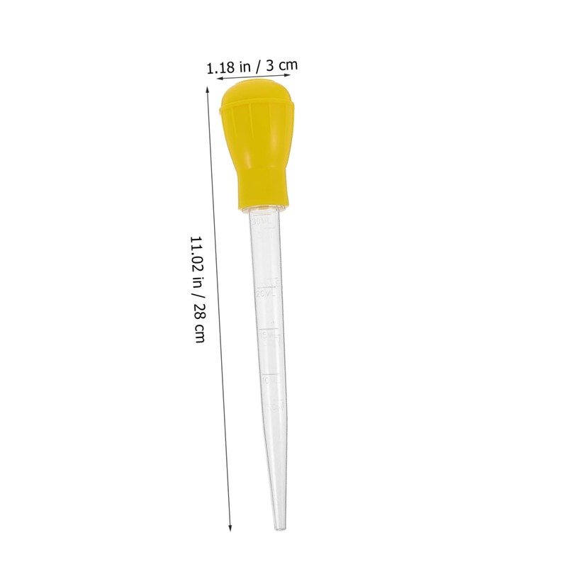 ULTECHNOVO Reusable Plastic Marinade Baster for Meat Convenient Oil Suction