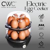 COOK WITH COLOR 350W Electric Double Layer Egg Cooker -