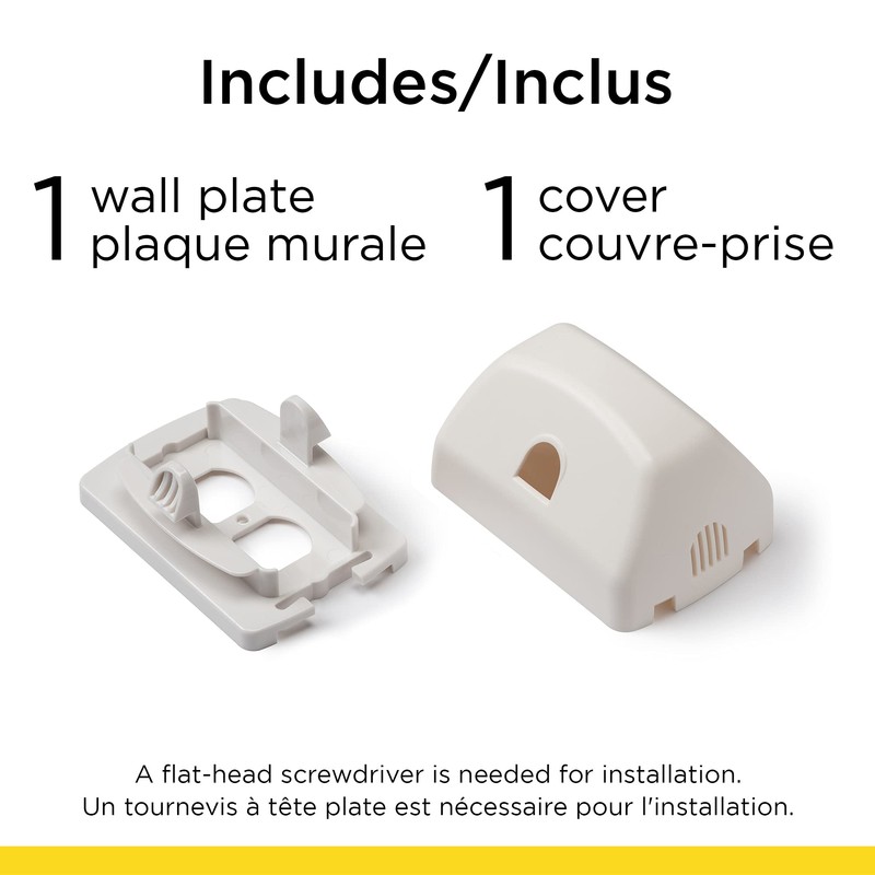 Safety 1st Outlet Cover with Cord Shortener for Baby Proofing