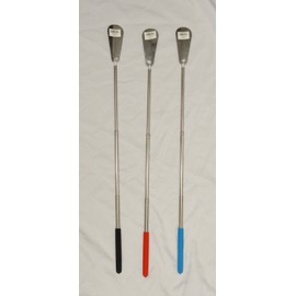 Set of 3 Extendable Shoe Horns Long Metal Telescope