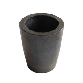 OTOOLWORLD 2KG Clay Graphite Crucible Foundry Cup Furnace Torch Melting Casting Refining Gold Silver Copper Brass Aluminum Lead Zinc and Alloys 200ML