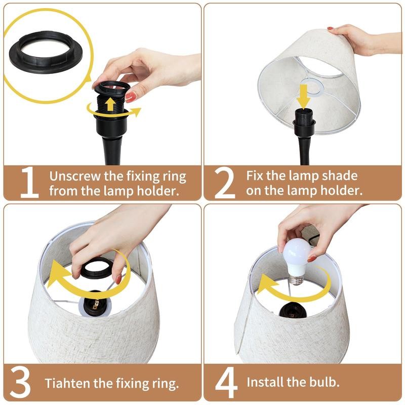 ONEWISH Cordless Lamp-Battery Operated Table lamp, 4000mAh Rechargeable, Stepless Dimmable,