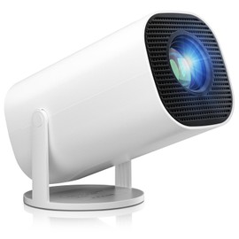 Projector with Wifi and Bluetooth ，Portable Projector，Smart Projector Built-in Android System,2+16G ，HiFi Speaker，Native 720P Support 4k 8k HD Decoding ，Mini projector Ideal for Home Outdoor Meetings